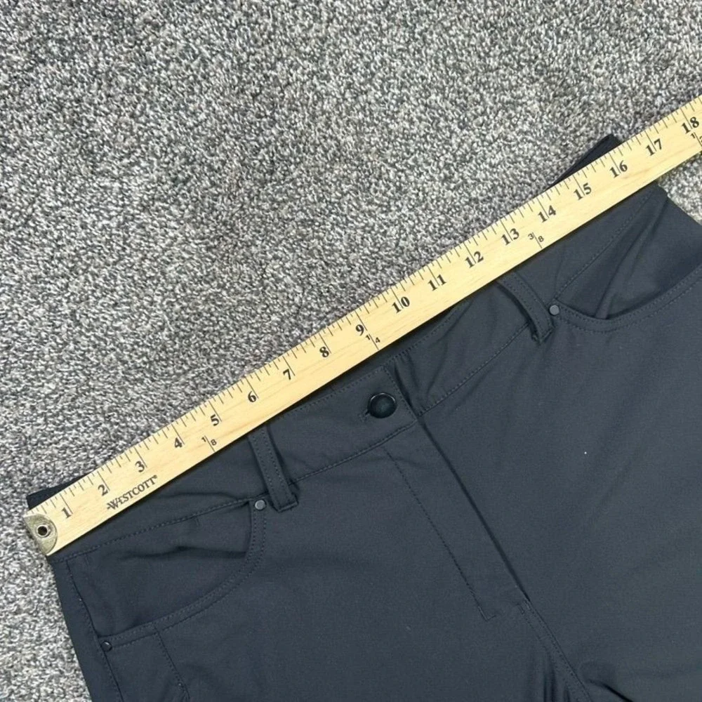 Lululemon City Sleek Womens 31‎ Black 5 Pocket Wide-Leg High Rise 7/8 Length